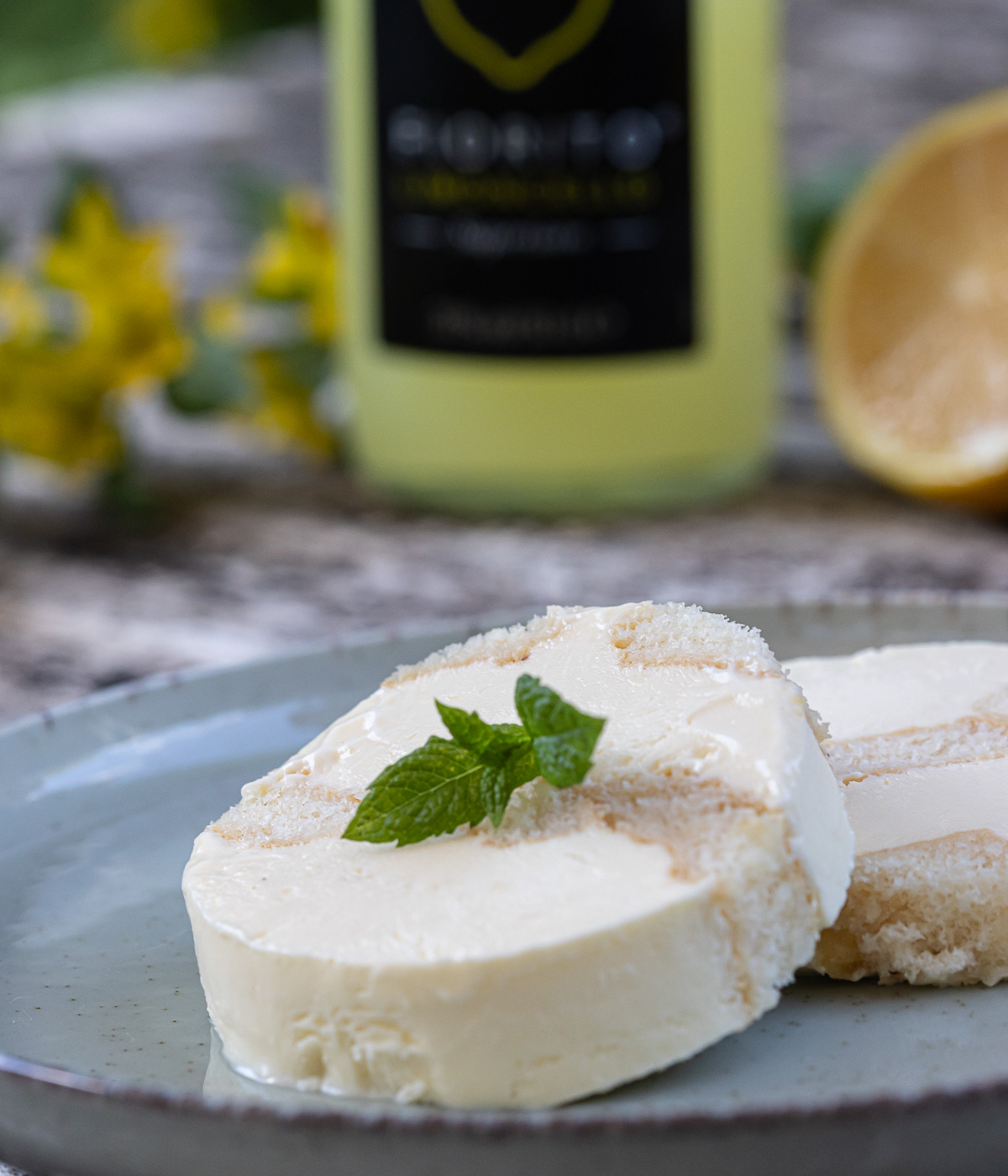 limoncello, fiorito, mascarpone, Italiaans toetje