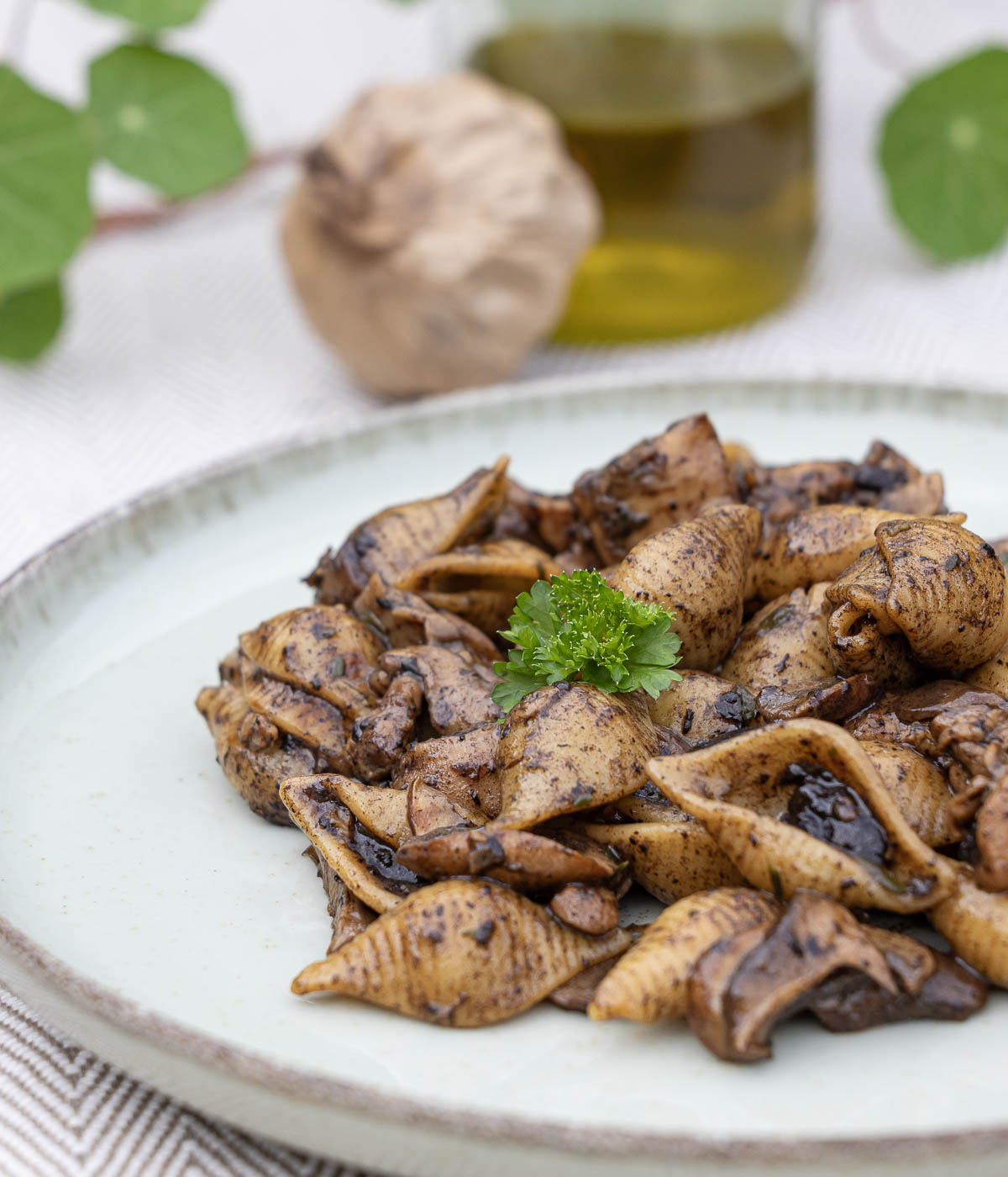 zwarte knoflook pasta